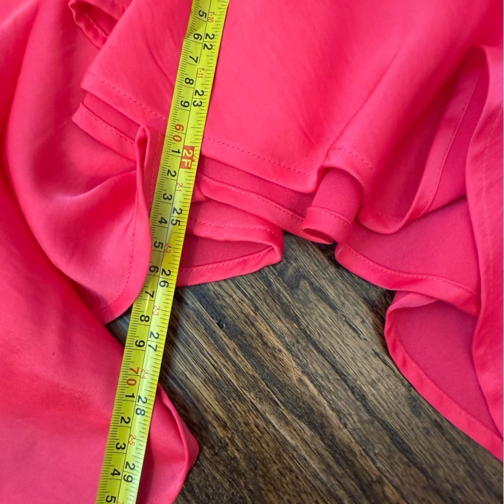 Anthropologie Hot Pink Asymmetrical Skirt - Picture 8 of 8